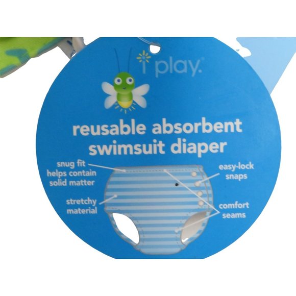 i play Reusable Absorbent Swimsuit Diaper 3T - Picture 7 of 9
